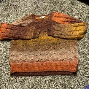 multicolor sweater
